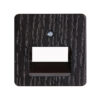 HK02 ΠΛΑΚΙΔΙΟ ΔΙΠΛΟ RJ11/RJ45 ΞΥΛΙΝΟ ΒΕΝΓΚΕ (WENGE) – 1-K349537009