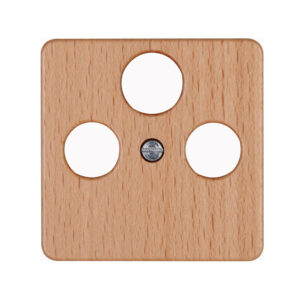 HK02 ΠΛΑΚΙΔΙΟ TV/FM/SAT ΞΥΛΙΝΟ ΟΞΙΑ (BEECH) – 1-K357831007