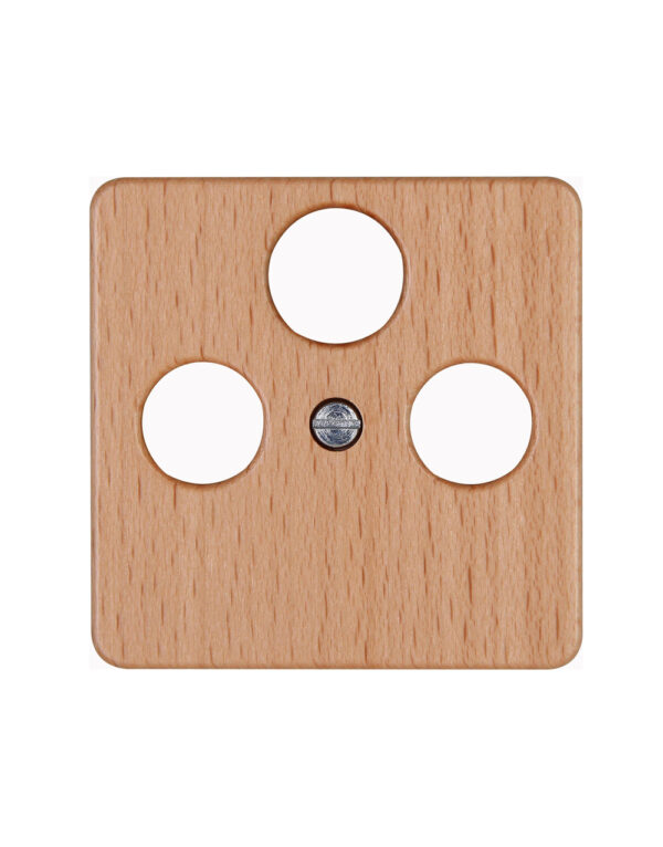 HK02 ΠΛΑΚΙΔΙΟ TV/FM/SAT ΞΥΛΙΝΟ ΟΞΙΑ (BEECH) – 1-K357831007
