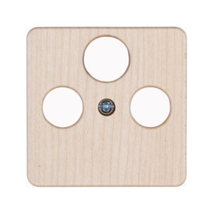 HK02 ΠΛΑΚΙΔΙΟ TV/FM/SAT ΞΥΛΙΝΟ ΣΦΕΝΤΑΜΙ (MAPLE) – 1-K357839005