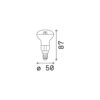 E14 SPOT 4W 3000K CRI80 CROMO – 1-ID101255