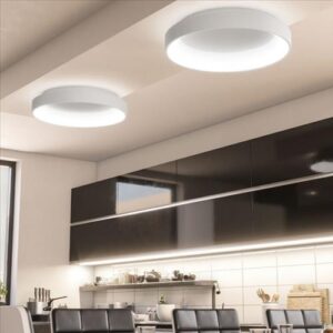 Πλαφονιέρα led “Shay” 37w 3600lm Ø59cm Λευκή – 11219
