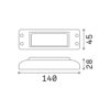 STRIP LED DRIVER ON-OFF 030W 24Vdc – 1-ID124070