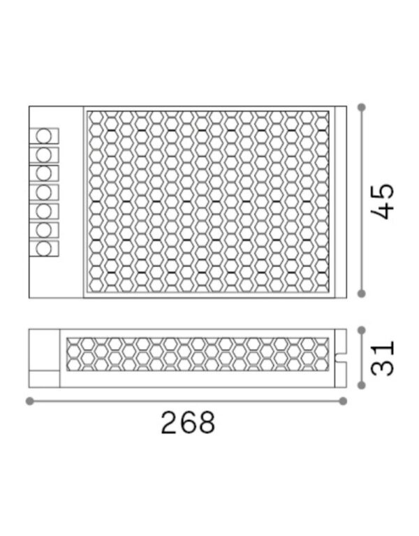 STRIP LED DRIVER ON-OFF 150W 24Vdc – 1-ID124117