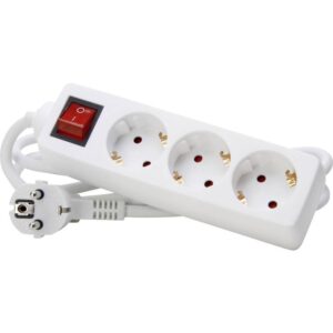 ΠΟΛΥΠΡΙΖΟ 3 ΘΕΣΕΩΝ ΜΕ ΚΑΛ. & ΔΙΑΚ. 1.4Μ ΛΕΥΚΟ KOPP – 1-K129713007