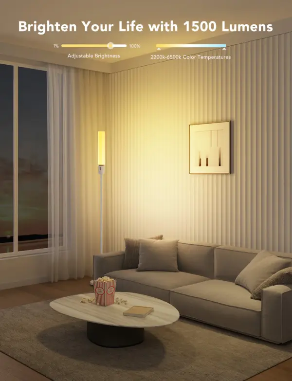 RGBICWW Cylinder Floor Lamp H6078 Govee 1.SH.01.G049