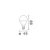 E14 SFERA 6W 4000K CRI80 BIANCO – 1-ID151946