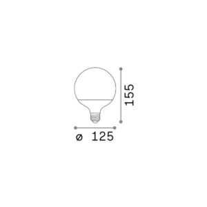 E27 GLOBO D125 18W 4000K CRI80 BIANCO – 1-ID152004
