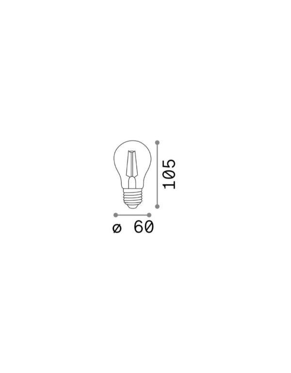 E27 GOCCIA 08W 4000K CRI80 TRASP – 1-ID153964