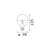 E27 GLOBO D095 08W 3000K CRI80 SATIN MEZZA – 1-ID157597