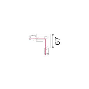 LINK 3-PHASE TRIMLESS L-CONNECTOR RIGHT ON-OFF BK – 1-ID169729