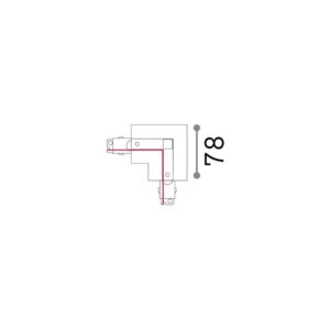 LINK 3-PHASE TRIM L-CONNECTOR RIGHT ON-OFF WH – 1-ID188096