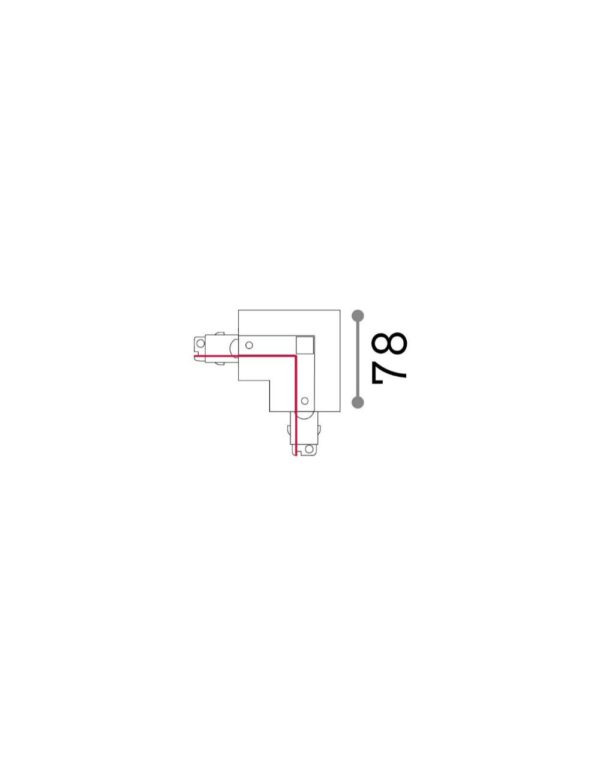 LINK 3-PHASE TRIM L-CONNECTOR RIGHT ON-OFF WH – 1-ID188096