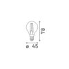 E14 SFERA 4W 3000K CRI80 TRASP DIMM – 1-ID188935
