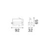 LINK 3-PHASE TRACK ADAPTOR ON-OFF BK – 1-ID194301