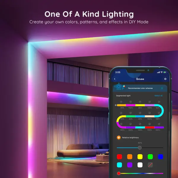 RGBIC LED Strip Light H618C Govee 1.SH.01.G024