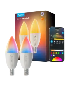 RGBWW Smart Wi-Fi LED Λάμπα Κερί Ε14 (2 pack) B600C Govee 1.SH.01.G072