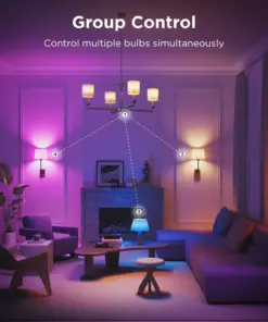 RGBWW Smart Wi-Fi LED Λάμπα Κερί Ε14 (2 pack) B600C Govee 1.SH.01.G072