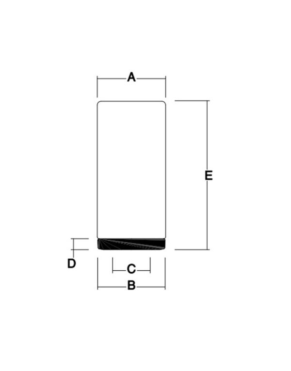 ΚΥΛΙΝΔΡΟΣ ΑΚΡΥΛΙΚΟΣ Φ109 Η230 ΟΠΑΛ ACRILUX – 2-AR210310040