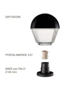 URANO ΑΚΡΥΛΙΚΟ Φ50 ΔΙΑΦΑΝΟ ΚΟΥΜΠΩΤΟ ΧΩΡΙΣ ΒΑΣΗ ACRILUX – 2-AR270130010