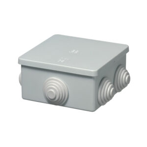 ΚΟΥΤΙ ΠΛΑΣΤ. ΣΤΕΓ. ΙΡ44 80Χ80Χ40+6ΣΤΥΠ – 2-EC400C3