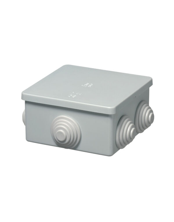 ΚΟΥΤΙ ΠΛΑΣΤ. ΣΤΕΓ. ΙΡ44 80Χ80Χ40+6ΣΤΥΠ – 2-EC400C3