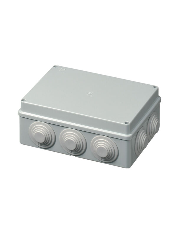 ΚΟΥΤΙ ΠΛΑΣΤ. IΡ55 190Χ140Χ70+10 ΣΤΥΠ – 2-EC400C6