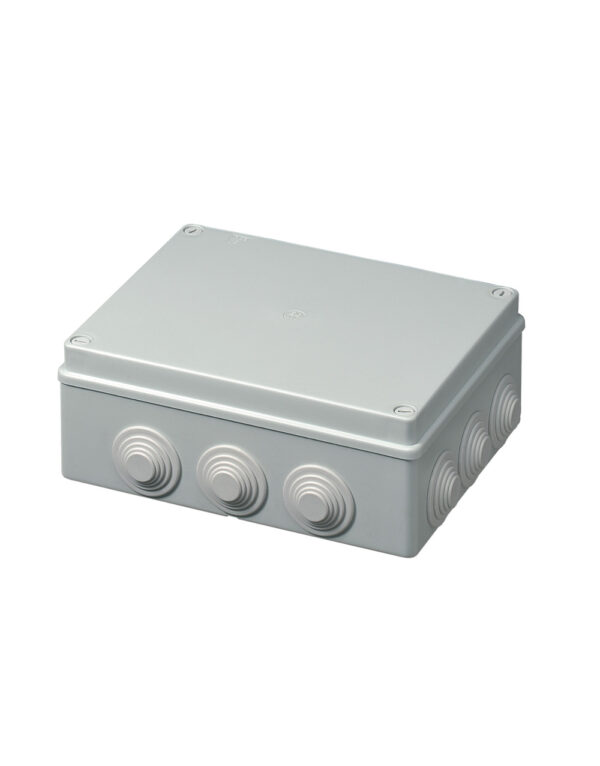 ΚΟΥΤΙ ΠΛΑΣΤ. ΙΡ55 240Χ190Χ90+12 ΣΤΥΠ – 2-EC400C7