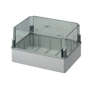 Smooth sided box IP56 with transparent lid dim. 380x300x180 – 2-EC440C9