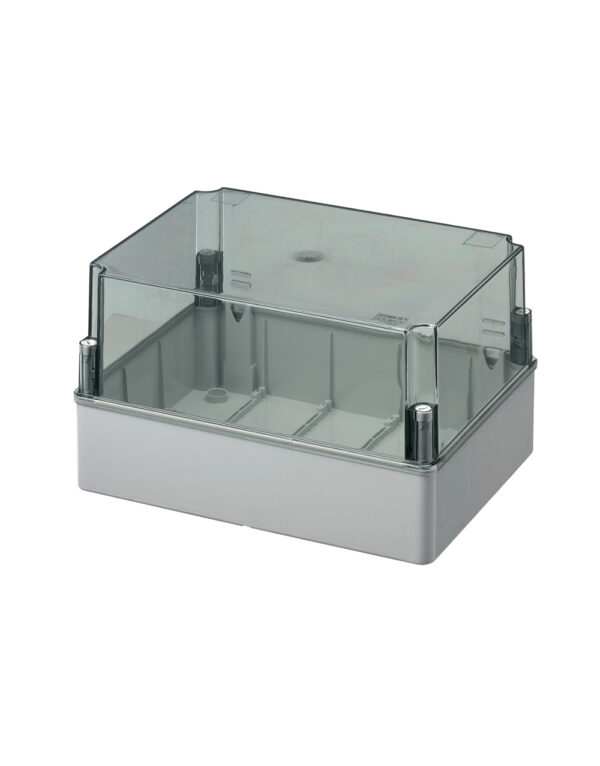 Smooth sided box IP56 with transparent lid dim. 380x300x180 – 2-EC440C9