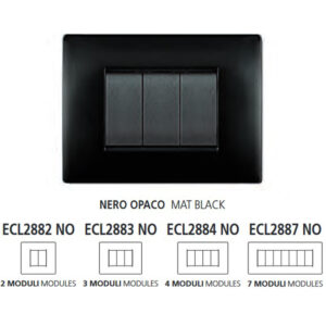 ΠΛΑΚΑ MYLIFE Q 2Μ ΜΑΥΡΟ – 2-ECL2882N