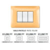 ΠΛΑΚΑ MYLIFE Q 2Μ ΚΙΤΡΙΝΟ ΠΑΣΤΕΛ – 2-ECL2882PY