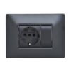 ΠΛΑΚΑ MYLIFE Q 3Μ ΣΚΟΥΡΟ ΓΚΡΙ – 2-ECL2883GS
