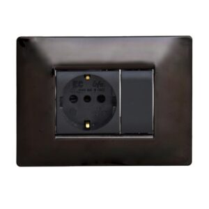 ΠΛΑΚΑ MYLIFE Q 3Μ ΜΑΥΡΟ ΜΕΤΑΛΛΙΚΟ – 2-ECL2883MB