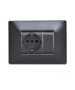 ΠΛΑΚΑ MYLIFE Q 3Μ ΜΑΥΡΟ – 2-ECL2883N