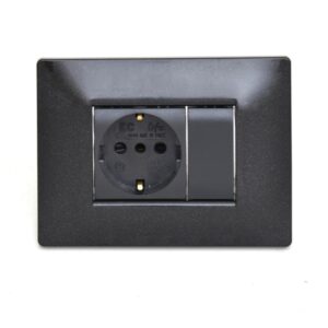 ΠΛΑΚΑ MYLIFE Q 3Μ ΜΑΥΡΟ – 2-ECL2883N