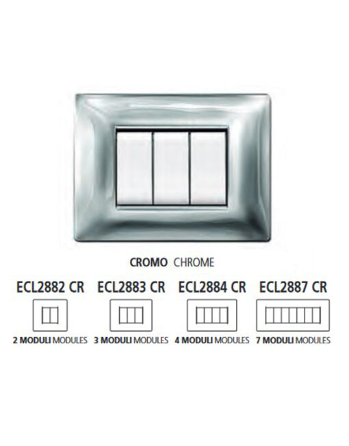 ΠΛΑΚΑ MYLIFE Q 4Μ ΧΡΩΜΙΟ – 2-ECL2884CR