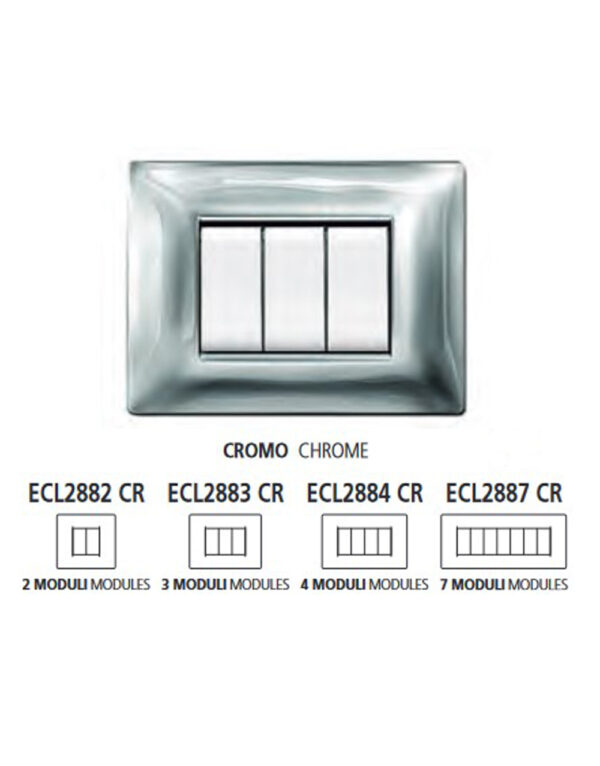ΠΛΑΚΑ MYLIFE Q 4Μ ΧΡΩΜΙΟ – 2-ECL2884CR