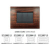 ΠΛΑΚΑ MYLIFE Q 4Μ ΞΥΛΟ ΣΚΟΥΡΟ – 2-ECL2884LS