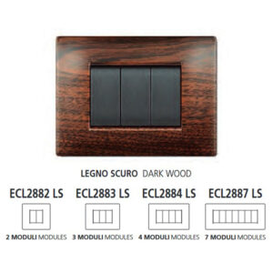 ΠΛΑΚΑ MYLIFE Q 4Μ ΞΥΛΟ ΣΚΟΥΡΟ – 2-ECL2884LS