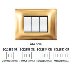 ΠΛΑΚΑ MYLIFE Q 4Μ ΧΡΥΣΟ – 2-ECL2884OR