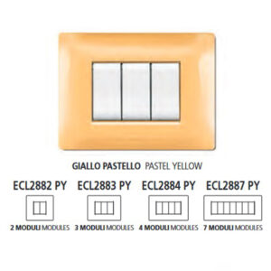 ΠΛΑΚΑ MYLIFE Q 4Μ ΚΙΤΡΙΝΟ ΠΑΣΤΕΛ – 2-ECL2884PY