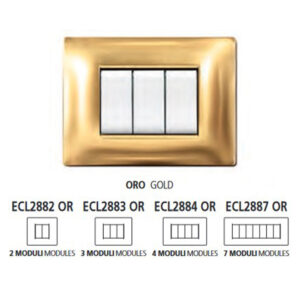 ΠΛΑΚΑ MYLIFE Q 7Μ ΧΡΥΣΟ – 2-ECL2887OR