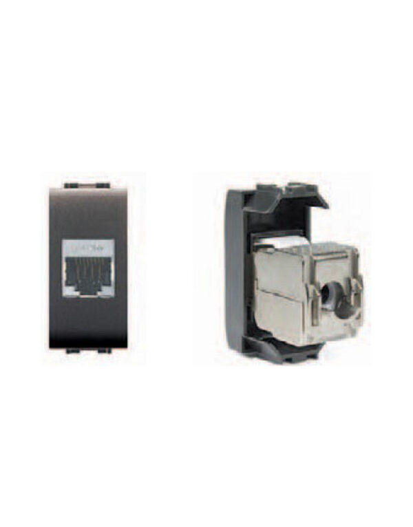 ΑΝΘΡΑΚΙ ΠΡΙΖΑ RJ45 CAT5 FTP – 2-ECL4085