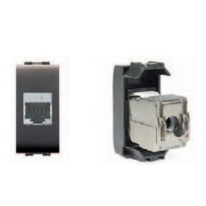 ΑΝΘΡΑΚΙ ΠΡΙΖΑ RJ45 CAT6 FTP – 2-ECL4086