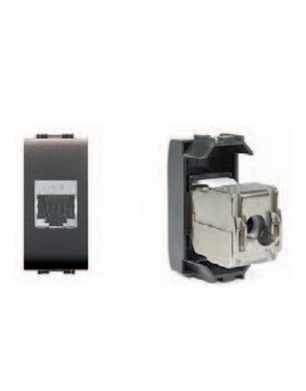 ΑΝΘΡΑΚΙ ΠΡΙΖΑ RJ45 CAT6 FTP – 2-ECL4086