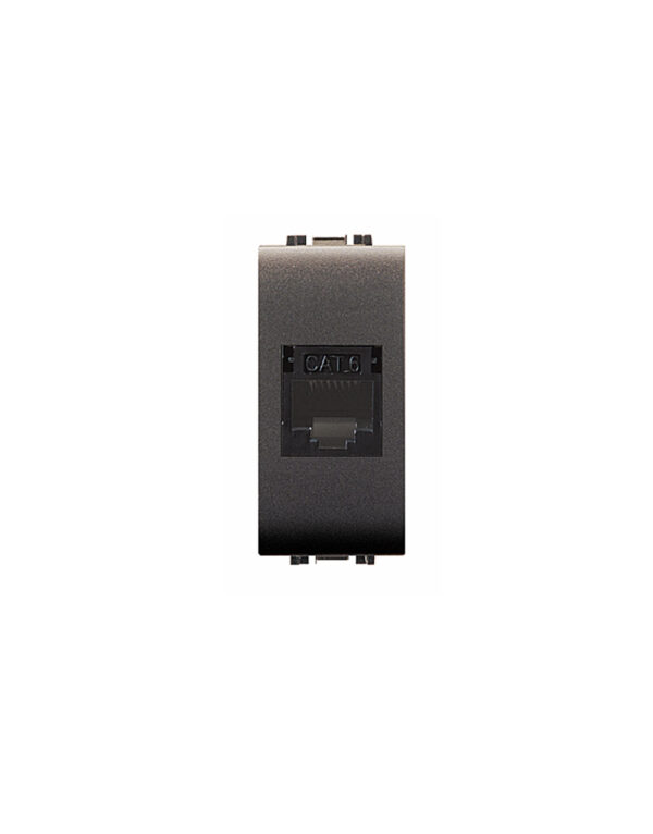ΑΝΘΡΑΚΙ ΠΡΙΖΑ RJ45 CAT6 UTP – 2-ECL4087