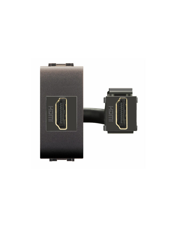 ΑΝΘΡΑΚΙ ΠΡΙΖΑ HDMI MΕ KEYSTONE ΚΑΛΩΔΙΟ 10ΕΚ. – 2-ECL4088