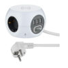 ΠΟΛΥΠΡΙΖΟ 3 ΘΕΣΕΩΝ, 3ΧUSB (2.4A) ΚΑΙ ΑΣΥΡΜΑΤΗ ΕΠΑΓΩΓΙΚΗ ΦΟΡΤΙΣΗ ΜΕ 1,5Μ ΚΑΛΩΔΙΟ ΚΑΙ ΔΙΑΚΟΠΤΗ ELECTRALINE – 2-EL62079