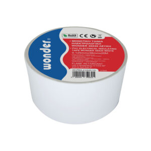 ΜΟΝΩΤΙΚΗ ΤΑΙΝΙΑ ΛΕΥΚΗ 0,13x38mm x20Y WONDER – 2-GR150011